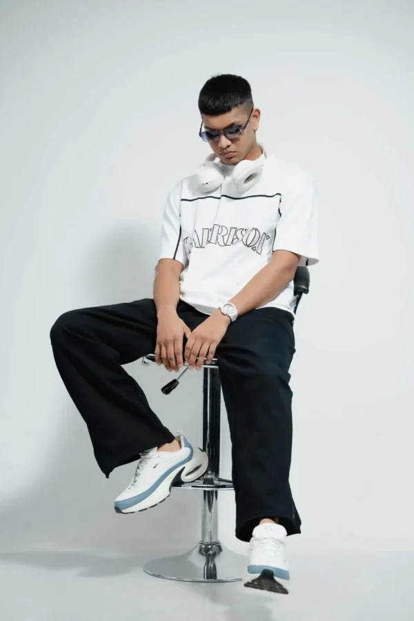 The garrison over sized number tee